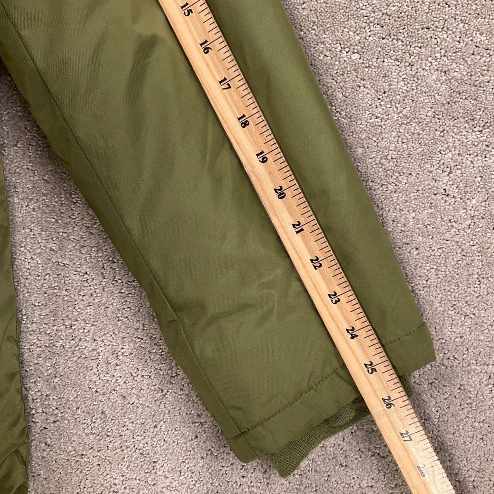 J. Crew Parka Womens‎ 16 Olive Green Faux Fur Hooded Lined Softshell Winter Coat
